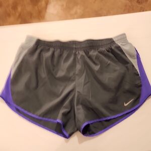 Nike Women's Athletic Shorts in Gray and Purple